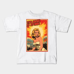 Atomic Barbie x Oppenheimer | Barbenheimer Kids T-Shirt